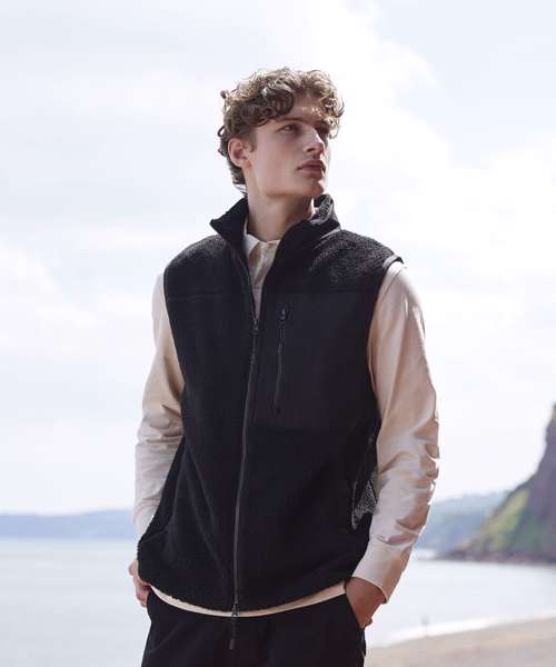 philme spring gilet ブラック HAVERSACK × Friday Compact gilet -Black