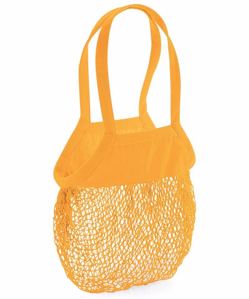 Organic cotton mesh grocery bag | WM150 | Hardy Embroidery